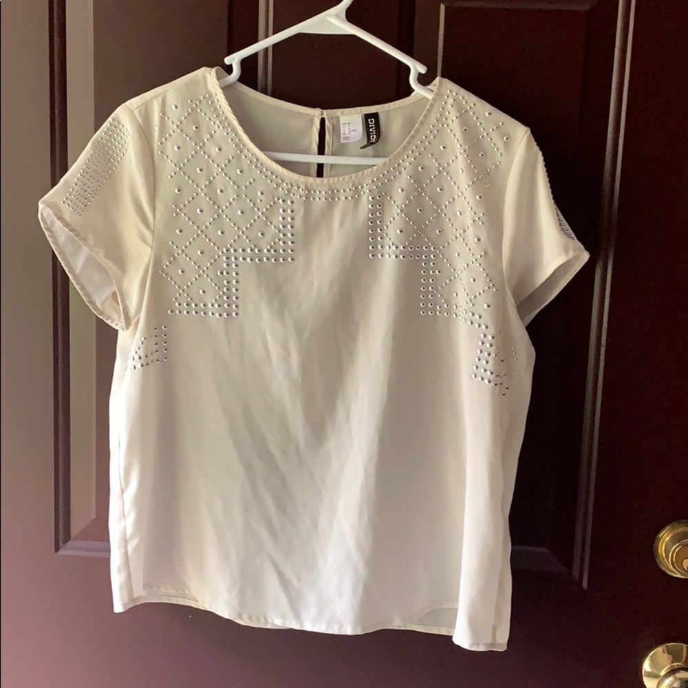 H&M Studded Blouse